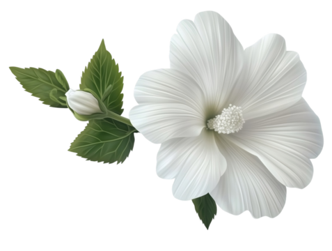 Des illustrations florales détaillées en format PNG transparent. généré par l'IA génératif