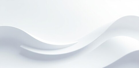 Elegant and modern abstract white curve background with soft flowing lines and smooth gradients,  lines,  smooth
