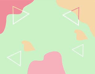 abstract background aesthetic vector design pastel color smooth curve