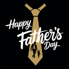 happy fathers day card, fathers day tie design, dad appreciation graphic