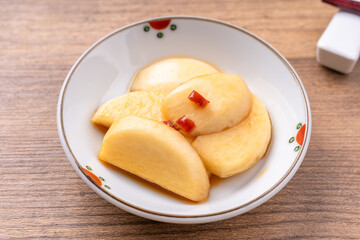 蕪のぽん酢醤油和え