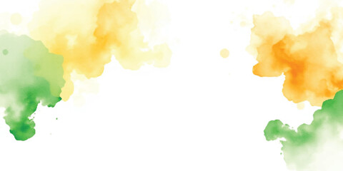 Indian abstract, tricolour, watercolor, orange, green, background, 15, august, independence, day, january, republic, 26, 