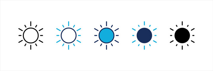 Sunny Multi Style Icon Set