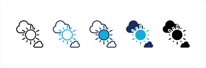 Clear Sky Multi Style Icon Set