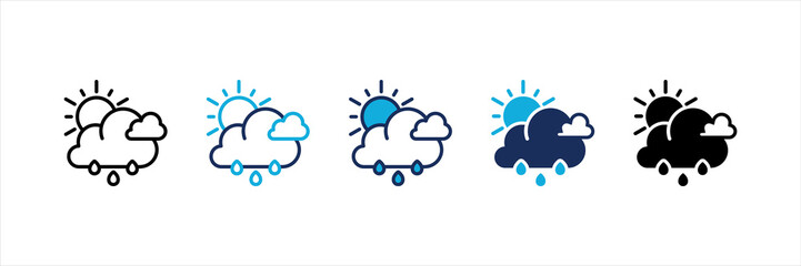 Drizzle Multi Style Icon Set
