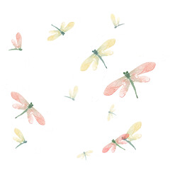 seamless pattern with butterflies