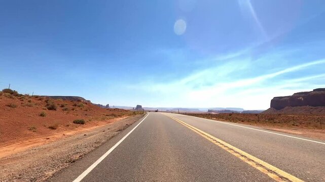 Utah Driving 0159 Monument Valley Forest Gump