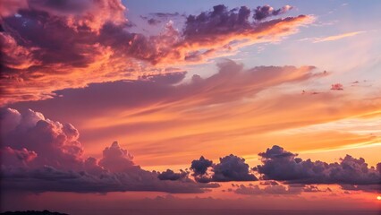 Fototapeta premium sunset over the mountains