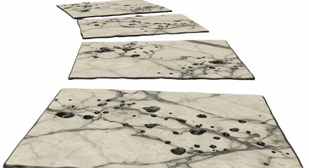 Marble Slabs with Black Inclusions Interior Design Texture