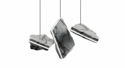 Floating Marble Lamps Modern Minimalist Lighting Design