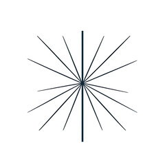 Fototapeta premium Abstract Radial Design Symmetrical Lines Radiating from Central Point