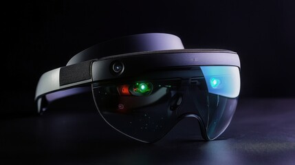 Innovative pair of glasses designed for augmented and virtual reality applications in educational environments