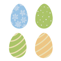 Colorful Easter eggs illustration