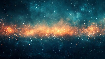 Obraz premium Cosmic Nebula: A Celestial Tapestry of Stars and Stardust