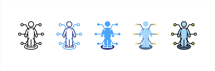 Humanoid Multi Style Icon Set