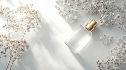 White Artisanal Perfume Roller Ball Mockup banner background --ar 16:9 --style raw --v 6.1 Job ID: 927bb082-cec7-4809-9739-60cee7da9a15