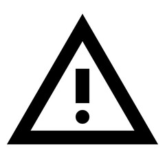 Warning Triangle Icon for Alerts