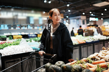 Exploring Fresh Produce: A Modern Grocery Shopping Experience