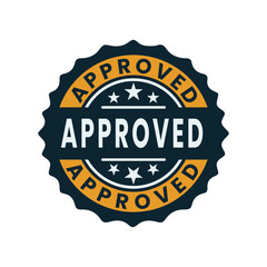stamp logo, approval seal, approval, stamp icon, verification badge, sale, certified, stamp and label vector