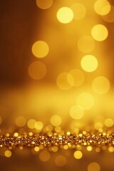 Golden glitter background with bokeh abstract blur effect, perfect for festive or luxury design projects,  bokeh,  festive