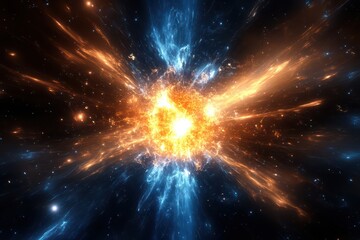 Color gradient background, technological background.
