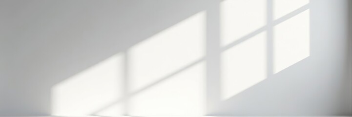 Gray window shadow and light blur abstract background on white wall, creating a soft and dreamy overlay effect,  blur,  abstract