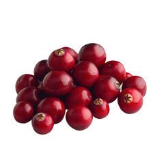 Fototapeta premium Fresh Red Berries on Transparent Background for Healthy Lifestyle Concept