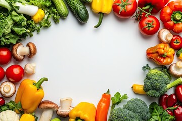 Fresh, Vibrant Vegetable Border