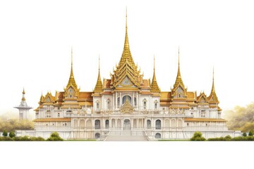 Fototapeta premium The Grand Palace of Thailand architecture building palace.
