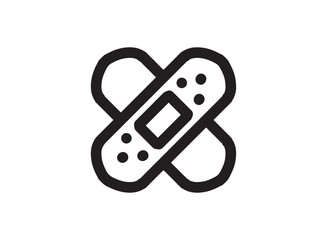 Set of an Band Aid Health Icon