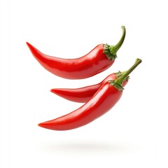 Chilli vegetables isolated produce.