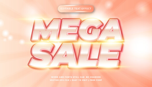 Mega Sale Editable Text Effect (3) - Powered by Adobe