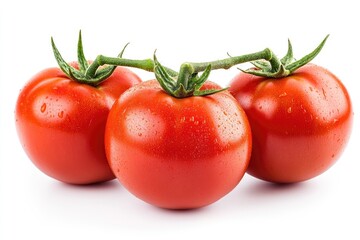 Fresh, ripe tomatoes on vine (1)