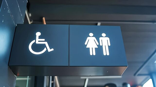 Restroom Sign Icons