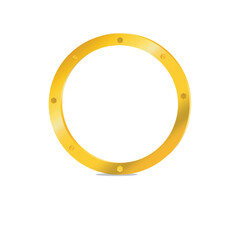 royal gold bangle Indian gold bangles Arabian Bracelet woman fashion jewelry vector illustration