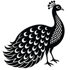 Adobe IllustrPeacock Vector Shilhouette Bundle Set Collectionator Artwork