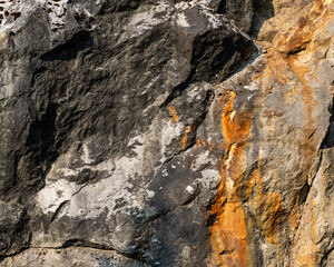 mountain cliff rock stone surface texture summer summer view