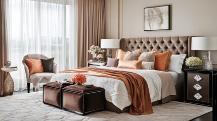 A plush Airjet double bed with a modern velvet finish, diamond storage drawers, and elegant wooden support.