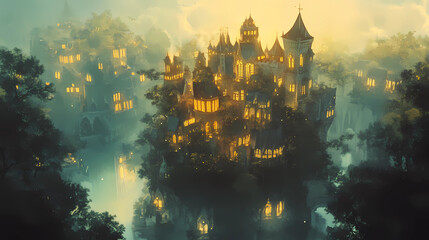 Lo-Fi music picture The background that goes well with the lo-fi music genre Generative AI	
