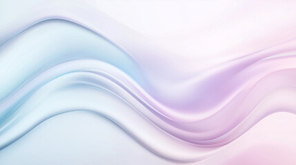 Fototapeta premium Abstract Waves of Color: Captivating abstract artwork features flowing waves of delicate pastel colors, creating a sense of movement and serenity, perfect for various design projects.