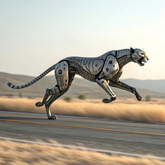 Fototapeta premium tyrannosaurus rex running