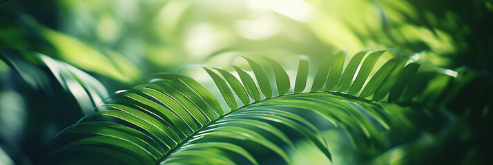 Group background of dark green tropical leaves ( monstera, palm, coconut leaf, fern, palm leaf,bananaleaf) Panorama background. concept of nature