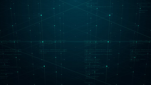 data line hack code abstract technology background