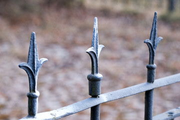 Iron fence