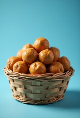 An abstract image of a yellow background with circles