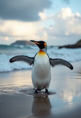 Fototapeta premium A computer generated image of a wave pattern