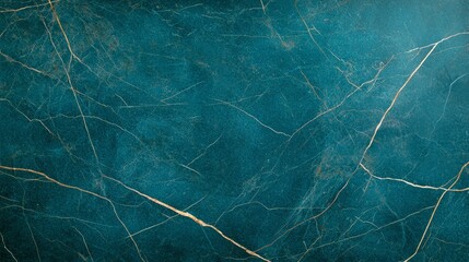 Teal Marble Surface Texture With Gold Veins And Sparkle Effect