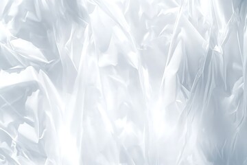 Obraz premium Elegant and ethereal white fabric background with soft, flowing texture