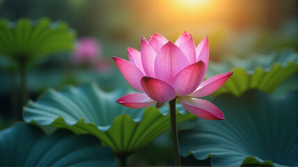 pink lotus flower