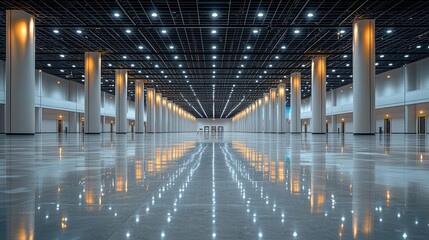 Obraz premium Empty exhibition hall